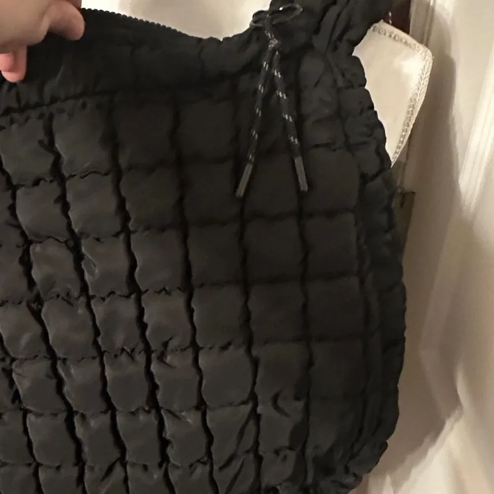 Urban expressions urban fit Black Quilted Women's Bag NWT
